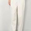 RÓHE broek - Double pleat tailored - cream