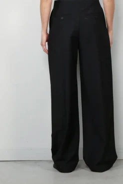 RÓHE Broek - Relaxed Drawstring Trousers - Black
