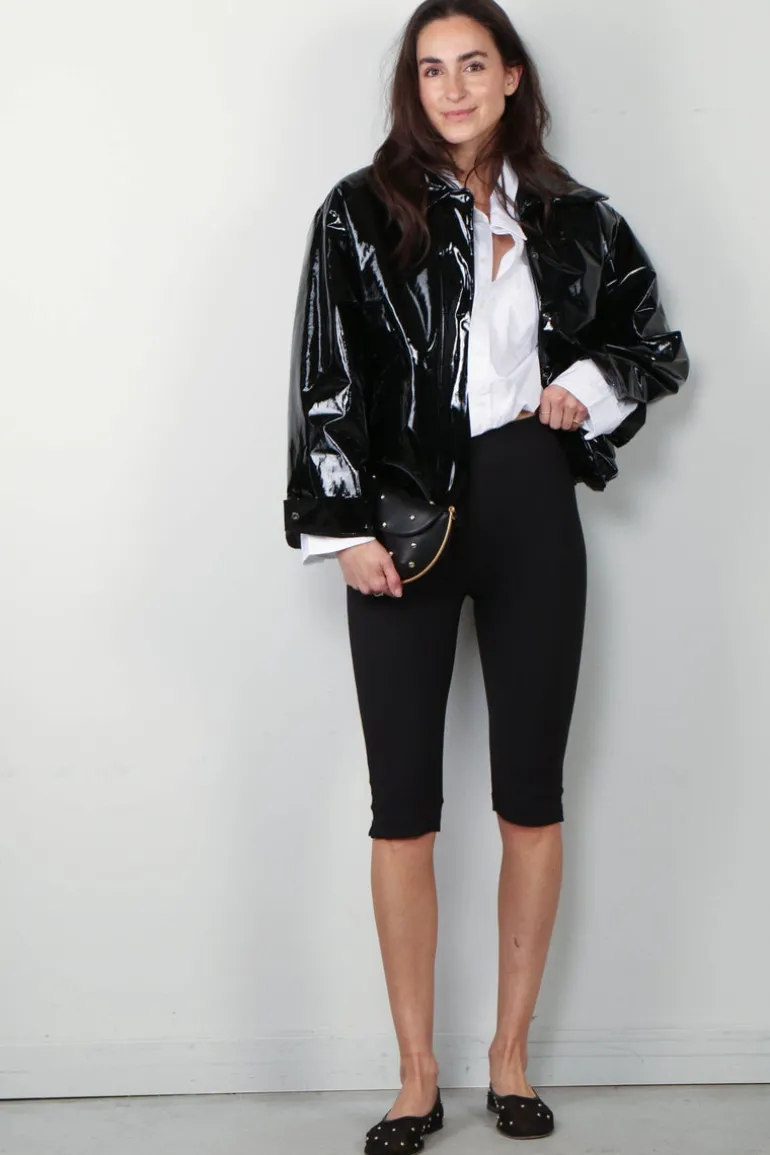 RÓHE Broek - Capri Scuba Trousers - Black