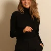RÓHE coltrui - Fine merino - noir