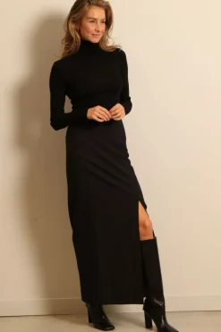 RÓHE coltrui - Fine merino - noir