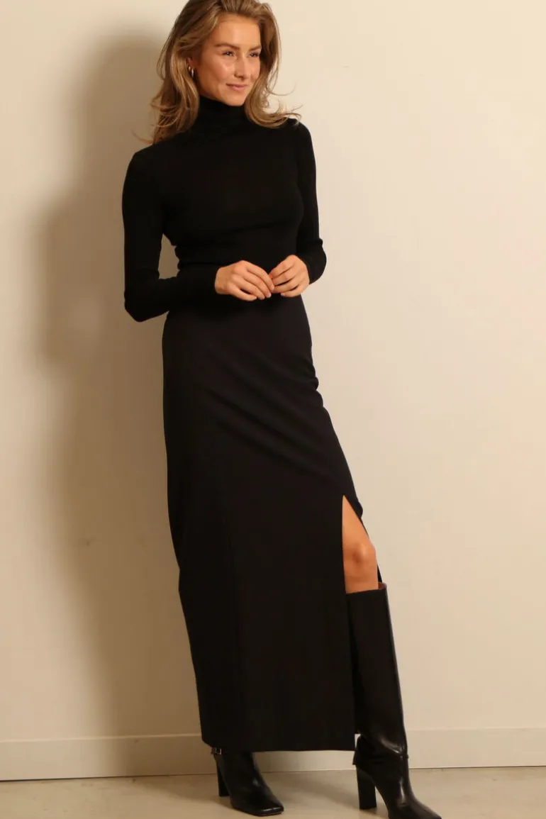 RÓHE coltrui - Fine merino - noir