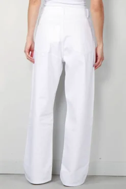 RÓHE Jeans - Low waist wide leg denim - Optic white