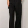 RÓHE pantalon - Wide leg tailored trousers - noir