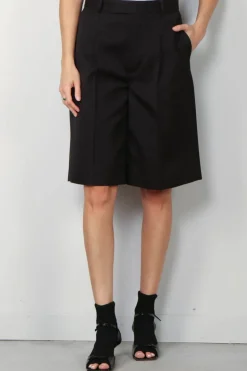 RÓHE Short - Pleated tailored shorts - Black