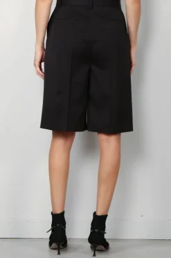 RÓHE Short - Pleated tailored shorts - Black