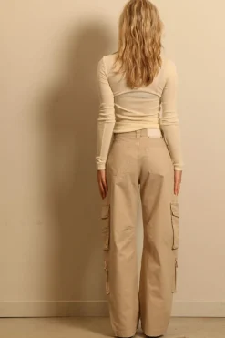 RÓHE top - Fine merino - off white