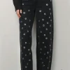 Rotate Jeans - High Rise Jeans - Dark Grey Denim