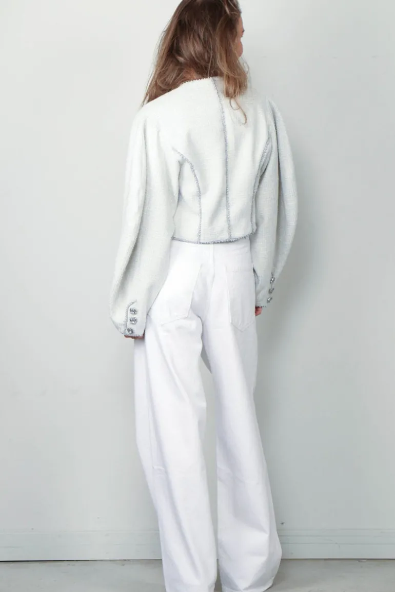 Rotate Jasje - Boucle Jacket - Angel Wing