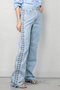 Rotate Jeans - Laced Straight Leg - Jeans