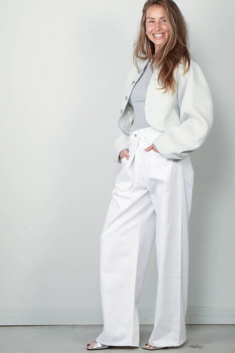 Rotate Jasje - Boucle Jacket - Angel Wing