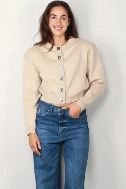 Rotate Vest - Firm Knit Cardigan - Starfish