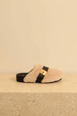 Scholl Sandalen - Alberta SynFur - Off-white