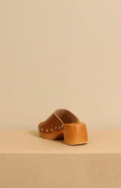Scholl klompen - Pescura Wave - Cognac
