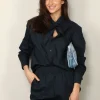 Sea Me Happy Blouse - Shibuya Blouse Poplin - Midnight Blue