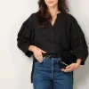 Sea Me Happy Blouse - Bolly blouse poplin uni - Black