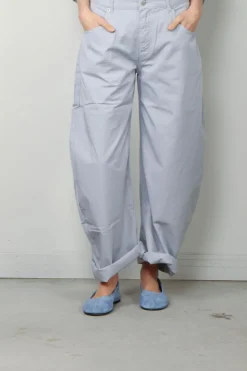 Sea Me Happy Broek - Nolita Pants Poplin - Silver