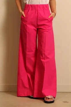 Sea Me Happy Broek - Super Woody Poplin - Fuchsia