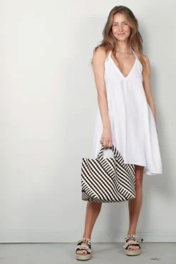 Sea Me Happy Jurk - Zahara Dress Short - White