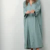 Sea Me Happy Jurk - Sakura Dress - Sage Green