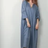 Sea Me Happy Jurk - Sakura Dress - Steel Grey