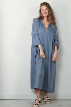 Sea Me Happy Jurk - Sakura Dress - Steel Grey