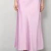 Sea Me Happy Rok - Scarlet Skirt -Shiny - Tafta - Light Rose