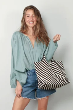 Sea Me Happy Top - Sakura Top - Sage Green