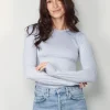 Sea Me Happy Top - Lee Top Mat - Silver Grey