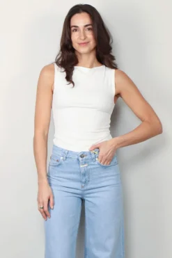 Sea Me Happy Top - Dido Top Mat - Off White