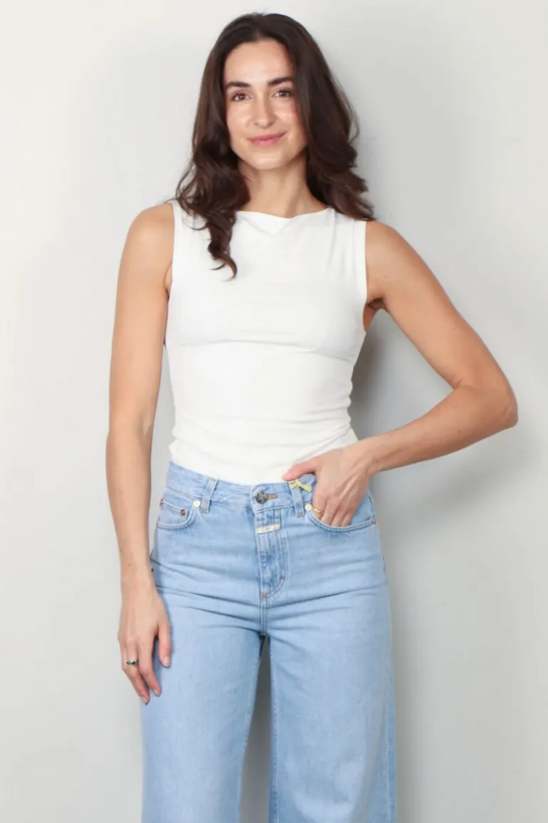 Sea Me Happy Top - Dido Top Mat - Off White