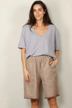Sea Me Happy T-shirt - Obi Tee - Grey Melange