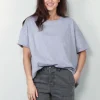 Sea Me Happy T-shirt - Gigi Tee - Grey Melange