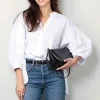 Sea Me Happy Blouse - Bolly blouse poplin uni - White