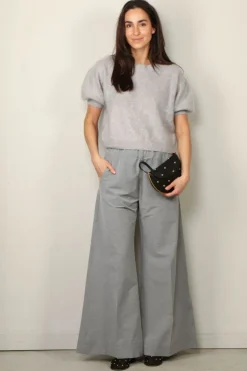 Sea Me Happy Broek - Super Woody Pants Poplin Melange - Grey