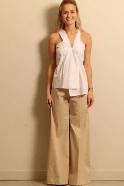 Sea Me Happy Broek - Super Woody Poplin - Sand