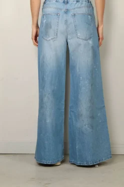Sea Me Happy Broek - Super Woody Pants Destressed - Indigo