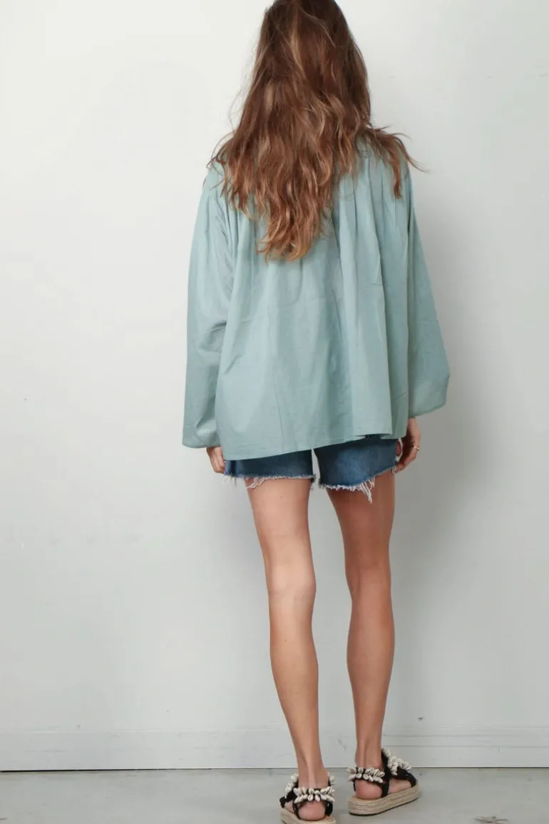 Sea Me Happy Top - Sakura Top - Sage Green