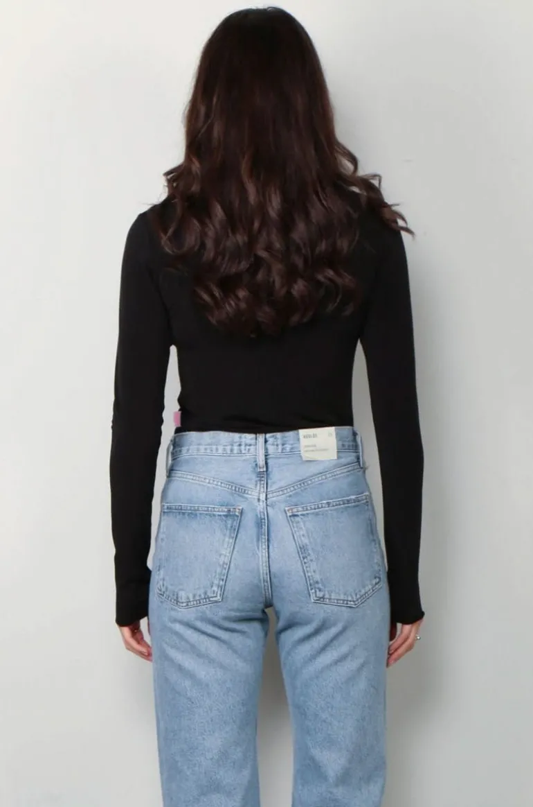 Sea Me Happy Top - Lee Top Mat - Black