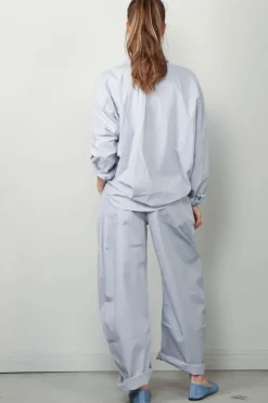 Sea Me Happy T-shirt - Poppy Shirt Uni - Silver Grey