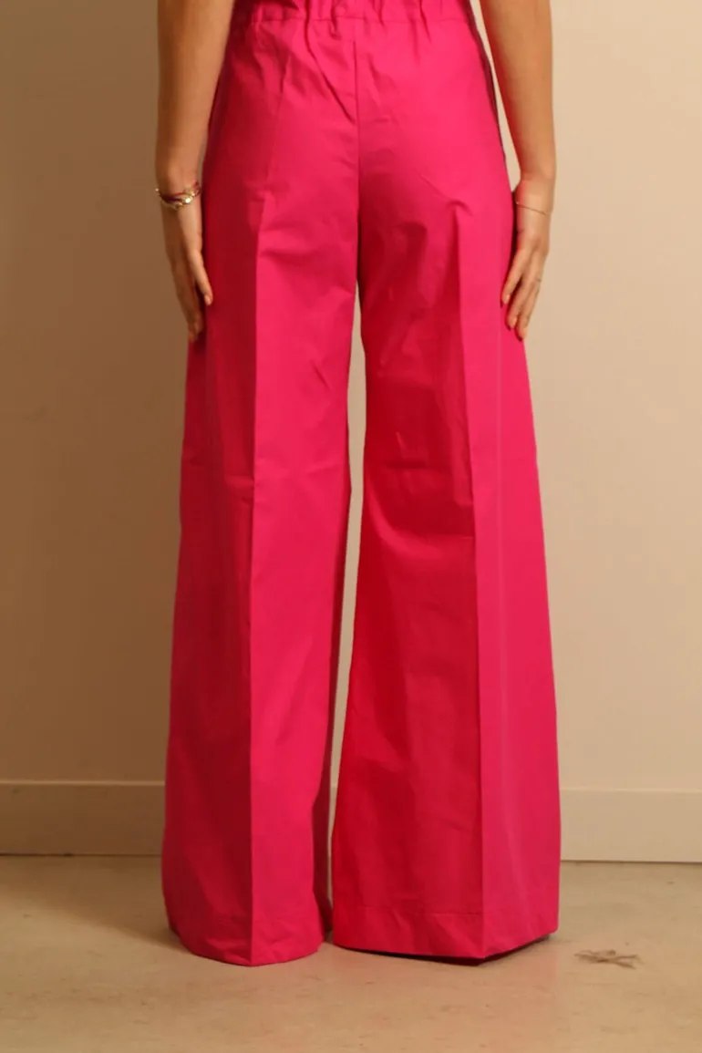 Sea Me Happy Broek - Super Woody Poplin - Fuchsia