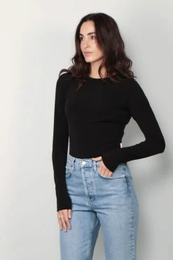 Sea Me Happy Top - Lee Top Mat - Black