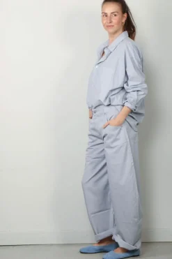 Sea Me Happy T-shirt - Poppy Shirt Uni - Silver Grey