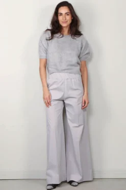 Sea Me Happy Broek - Super Woody Poplin - Silver Grey