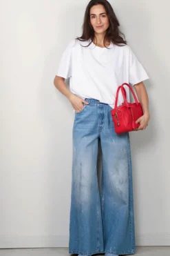 Sea Me Happy Broek - Super Woody Pants Destressed - Indigo