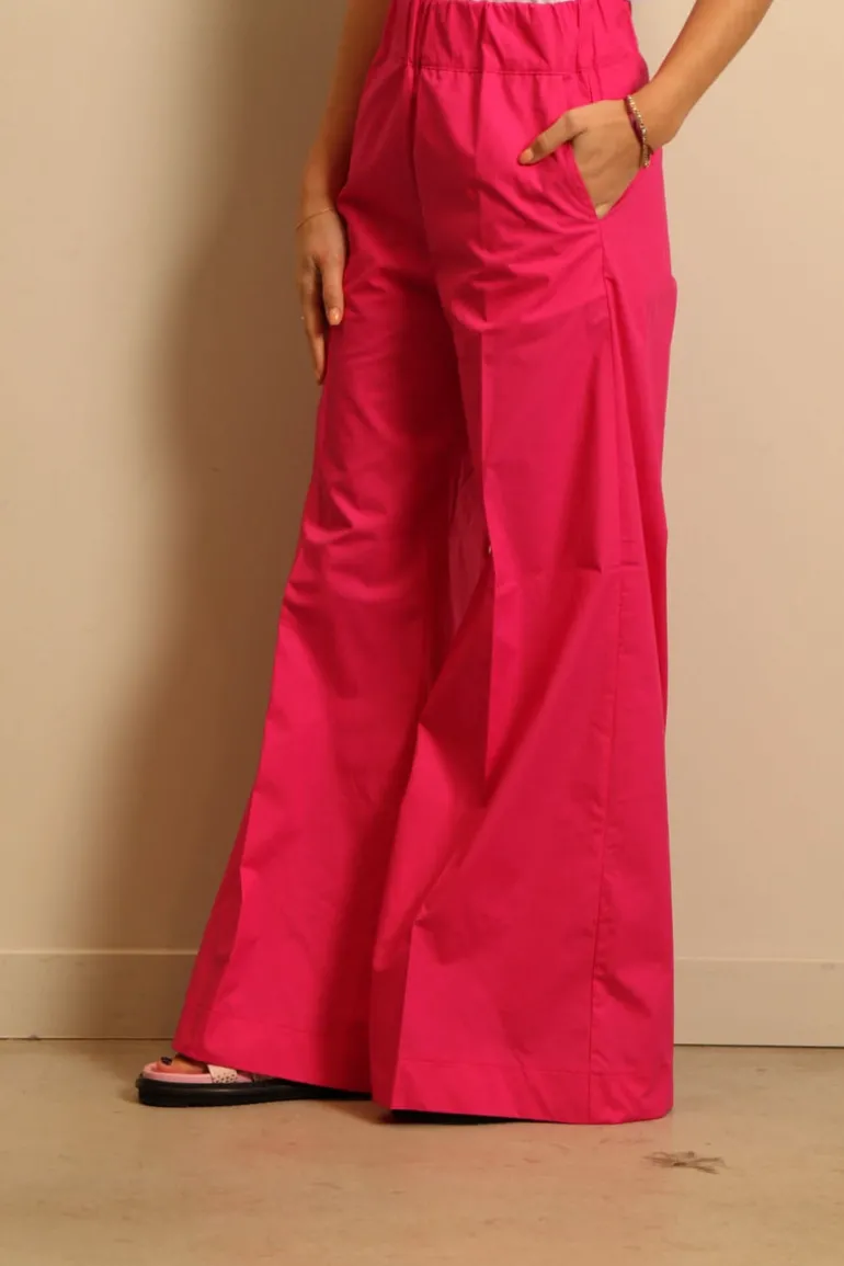 Sea Me Happy Broek - Super Woody Poplin - Fuchsia