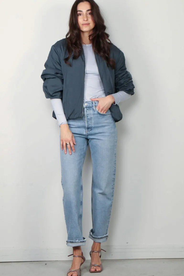 Sea Me Happy Top - Lee Top Mat - Silver Grey