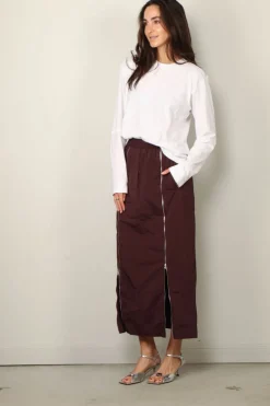 6397 Shirt - Coverstitch Long Sleeve T - White