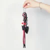 Shouia Bag Charm - Black Heart - Noir