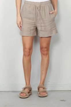 SoSue Shorts - Linen - Mud